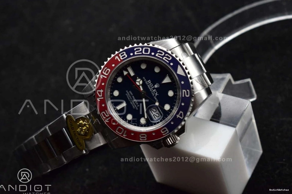 Dial Best 929 Factory Bold II Bracelet Gain Oyster 126719 BLRO 1:1 CHS Gold VR3285 Master GMT Weight Edition on Black 0215